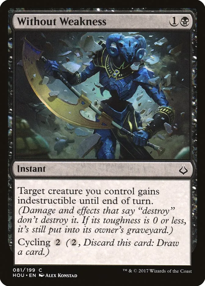 Without Weakness Front Face