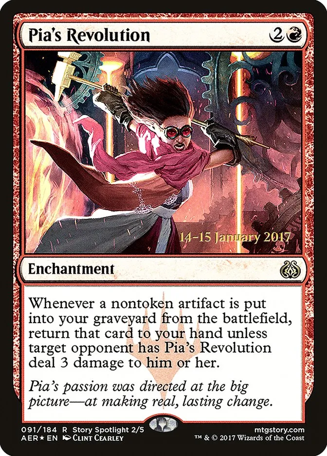 Pia's Revolution Front Face