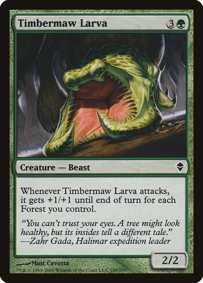 Timbermaw Larva Front Face