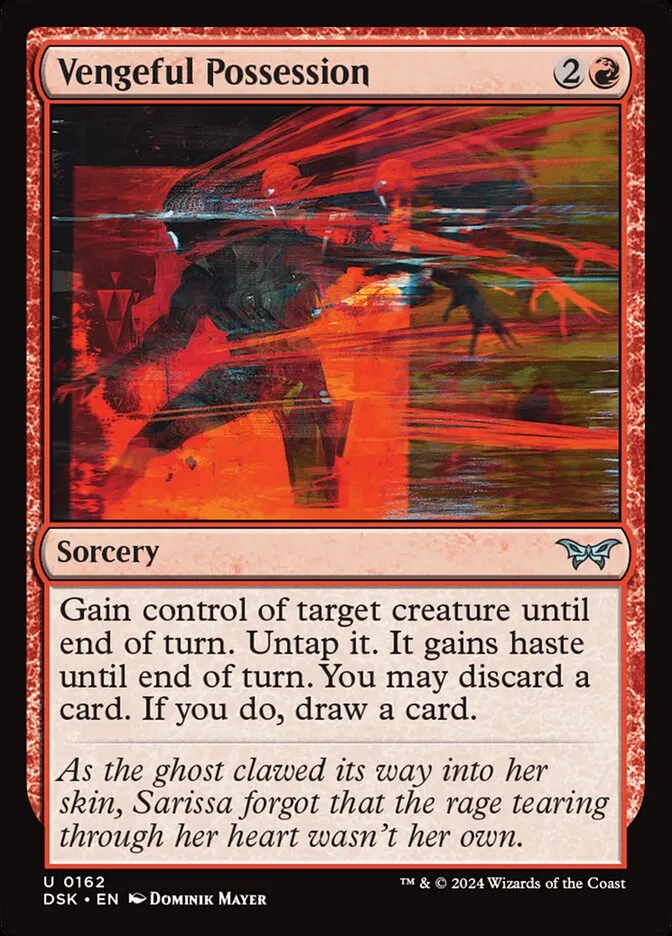 Vengeful Possession Front Face