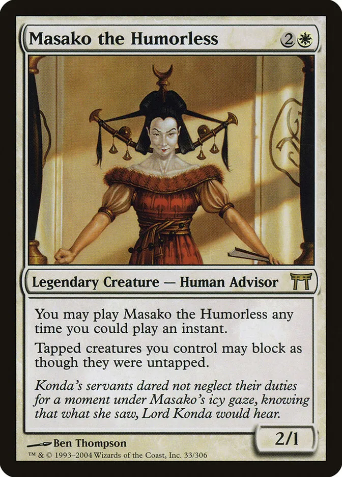 Masako the Humorless Front Face