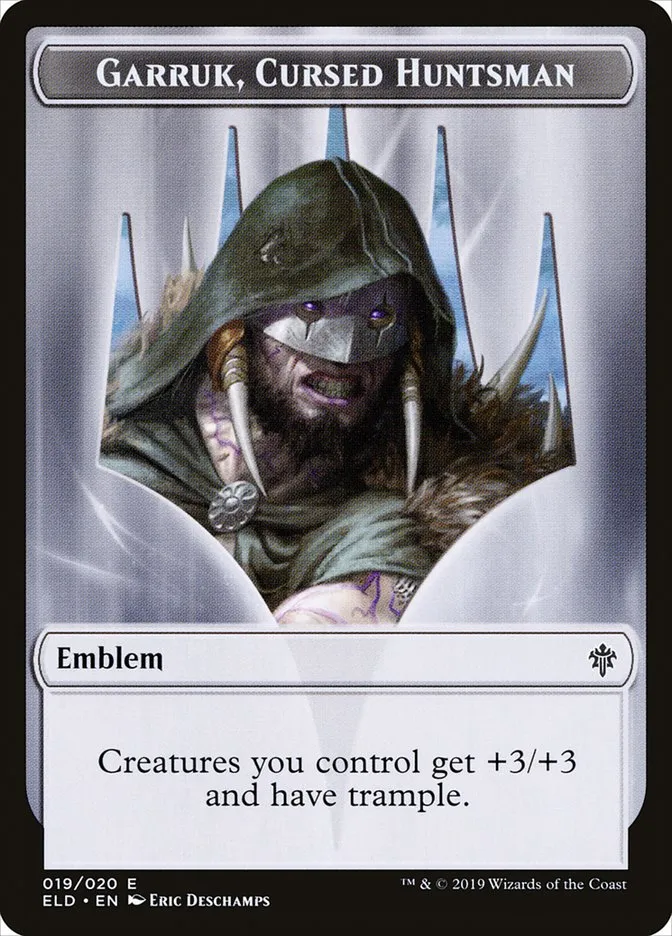 Garruk, Cursed Huntsman Emblem Front Face