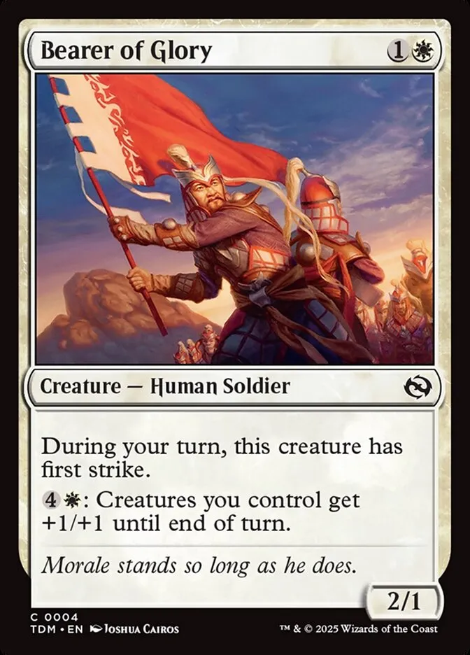 Bearer of Glory Front Face