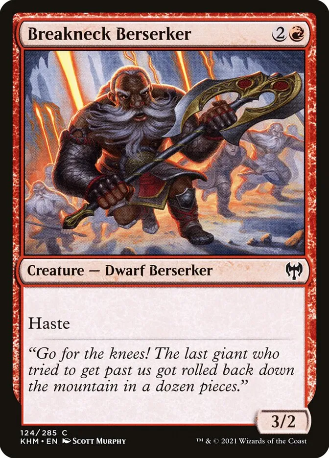 Breakneck Berserker Front Face