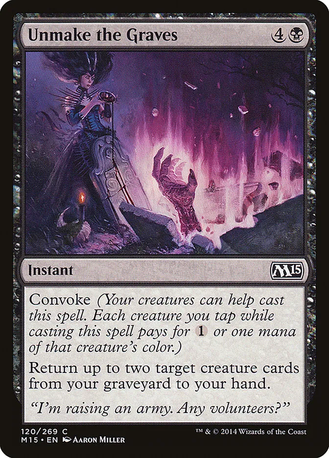Unmake the Graves Front Face