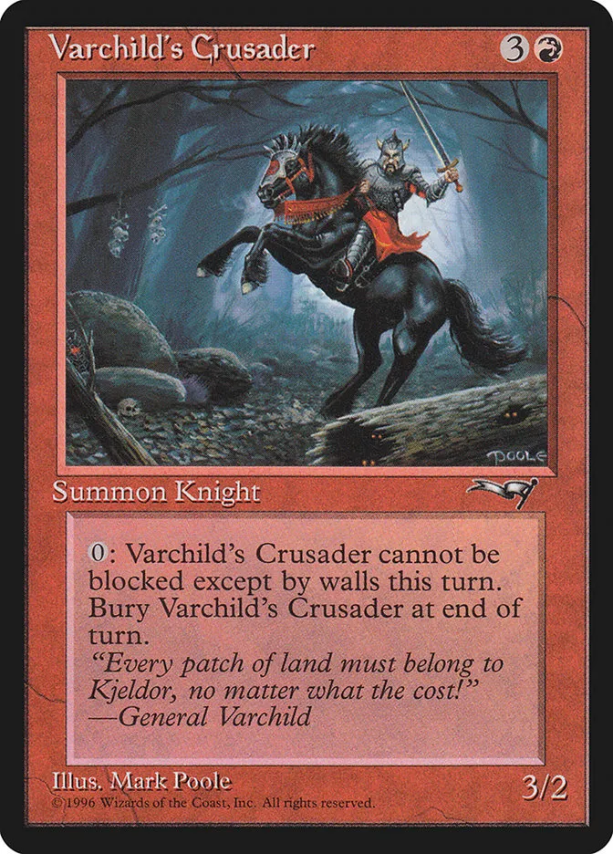 Varchild's Crusader Front Face