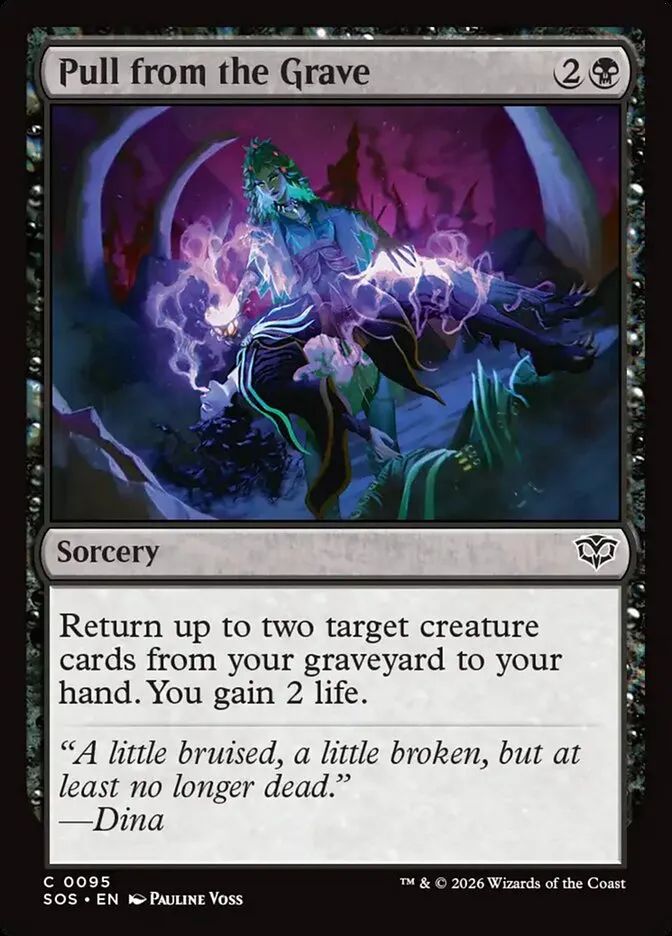 Pull from the Grave Front Face