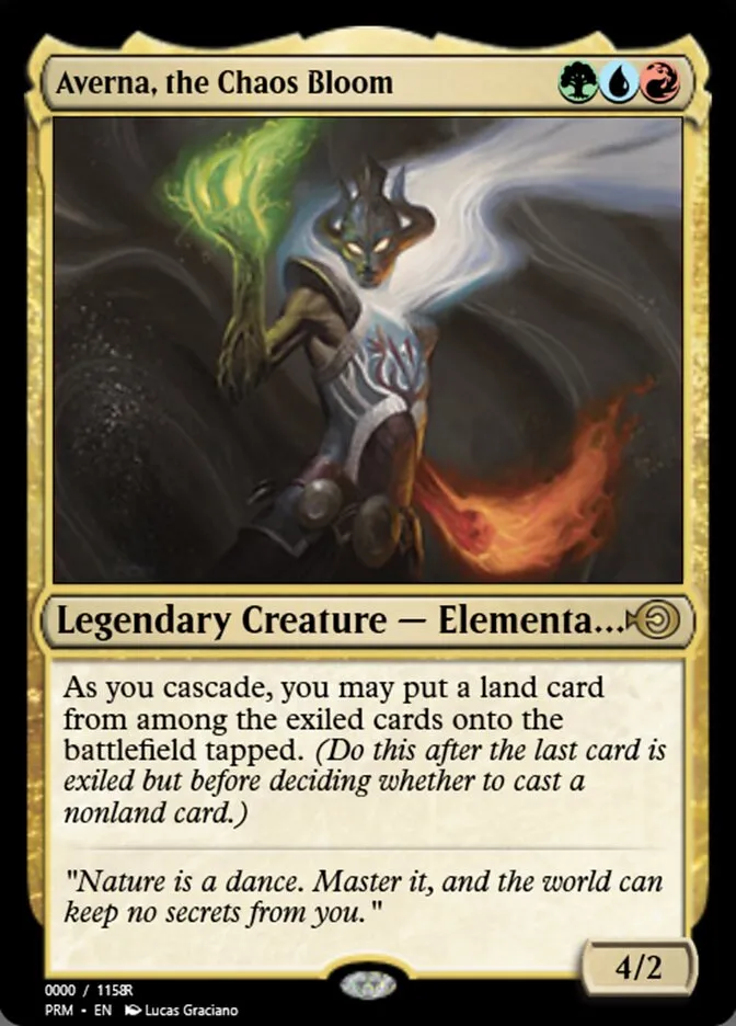 Averna, the Chaos Bloom Front Face