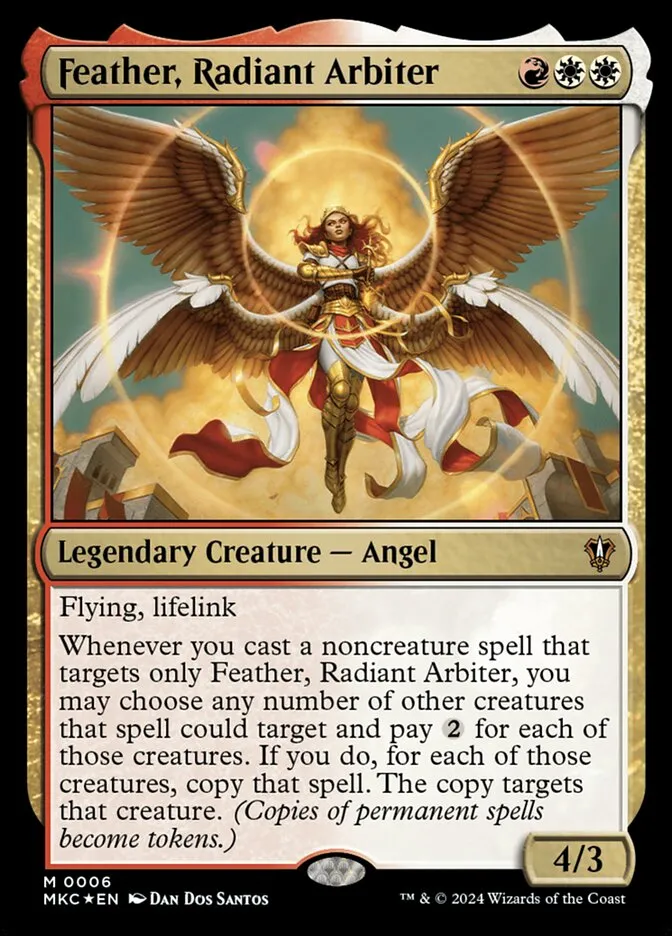 Feather, Radiant Arbiter Front Face