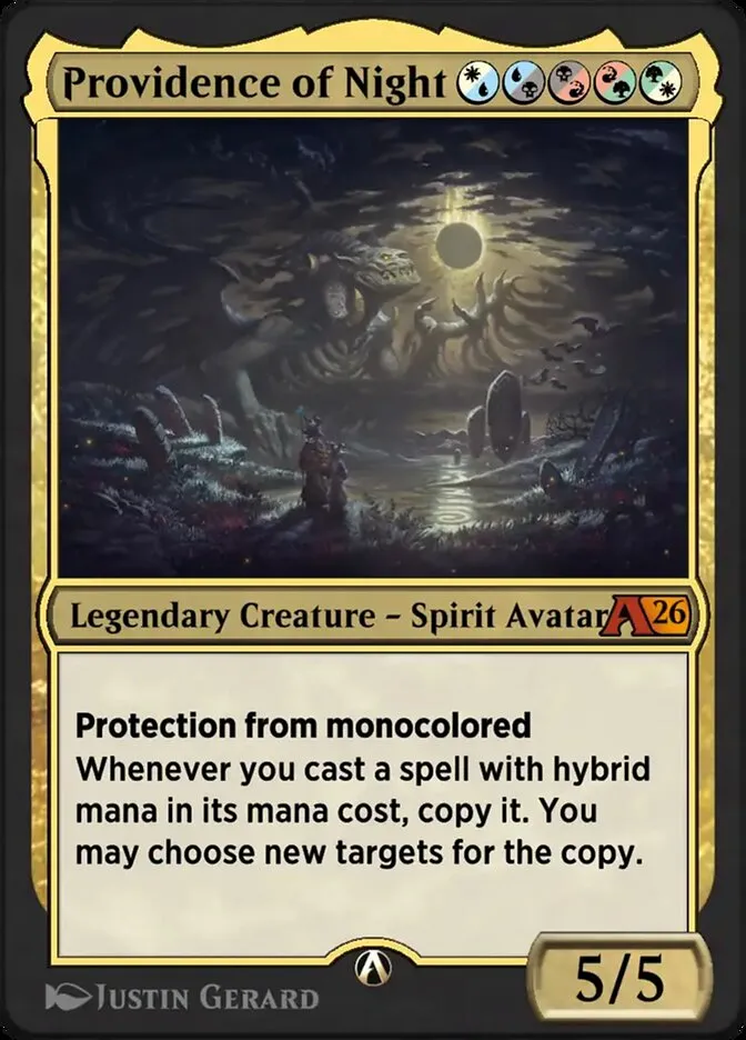 Providence of Night Front Face