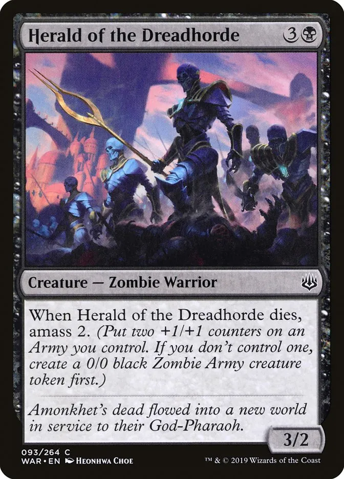 Herald of the Dreadhorde Front Face