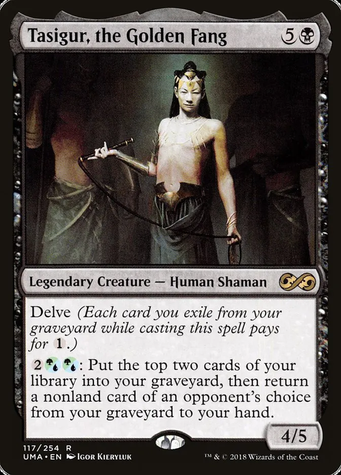 Tasigur, the Golden Fang Front Face