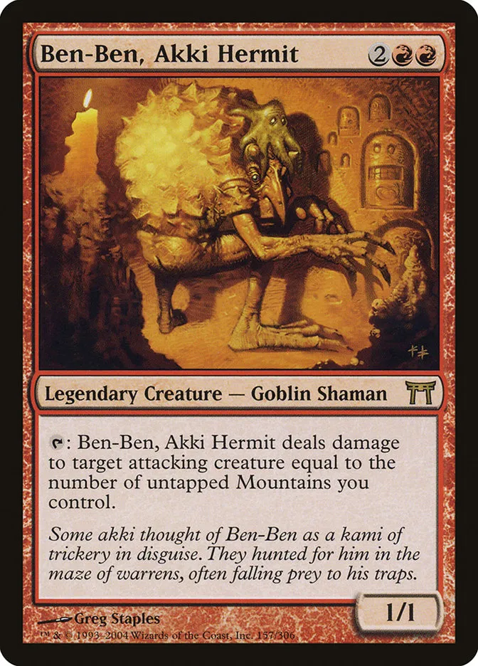 Ben-Ben, Akki Hermit Front Face