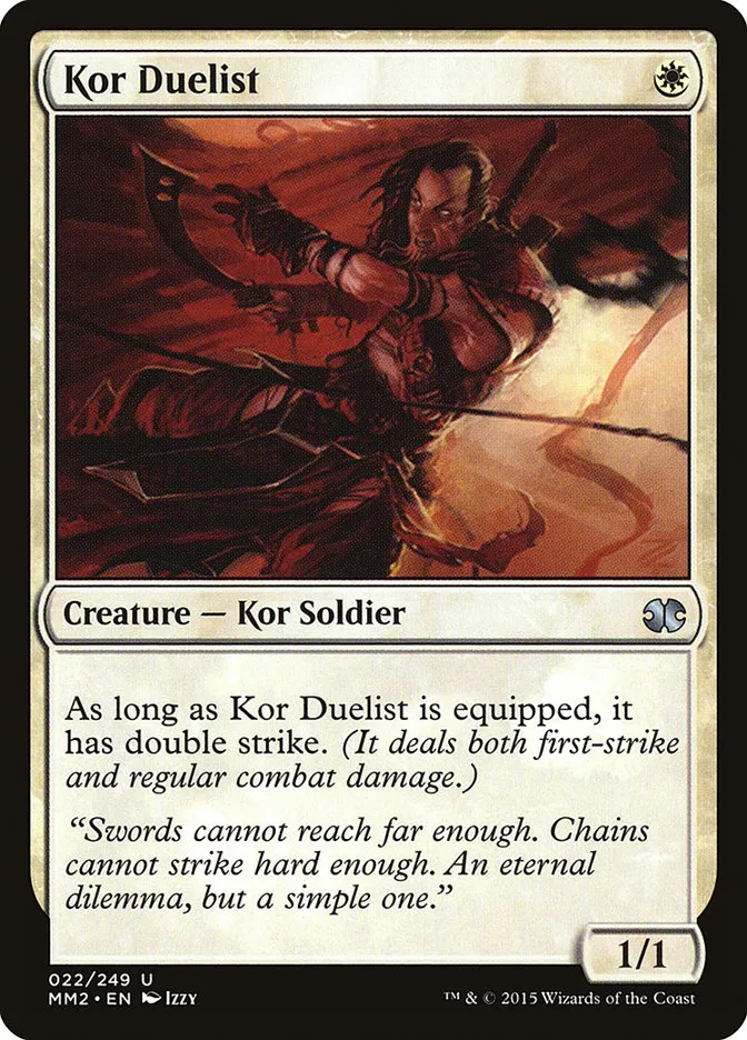 Kor Duelist Front Face