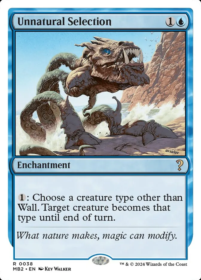 Unnatural Selection Front Face