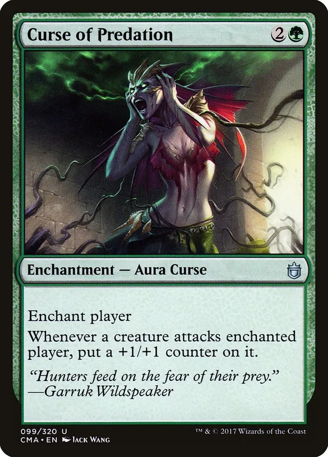Curse of Predation Front Face