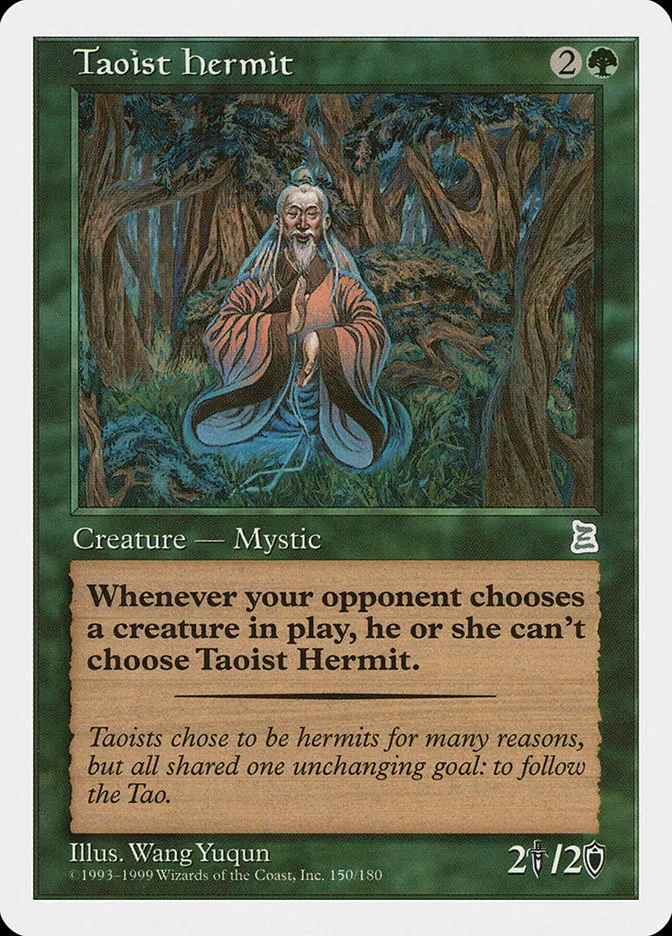 Taoist Hermit Front Face