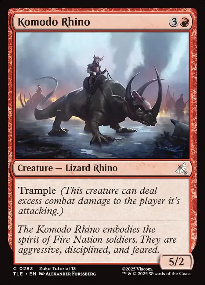 Komodo Rhino Front Face