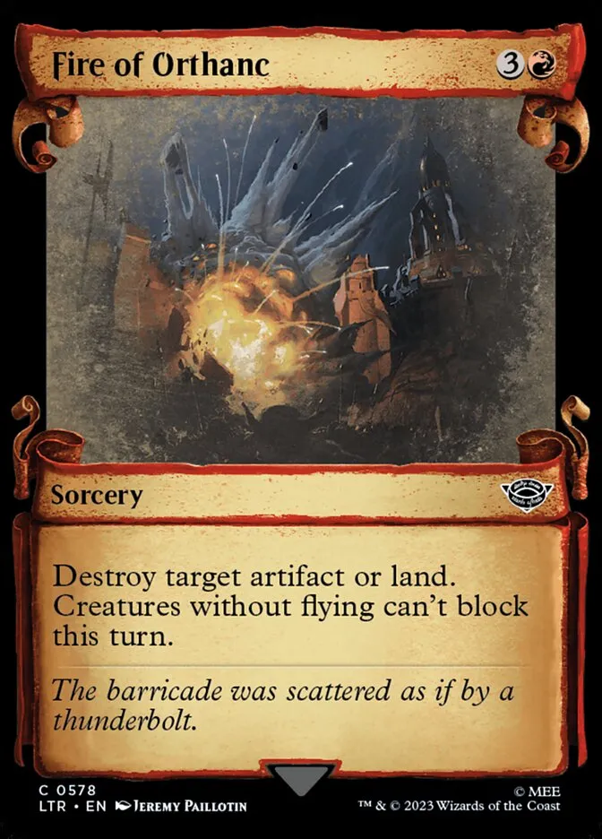 Fire of Orthanc Front Face