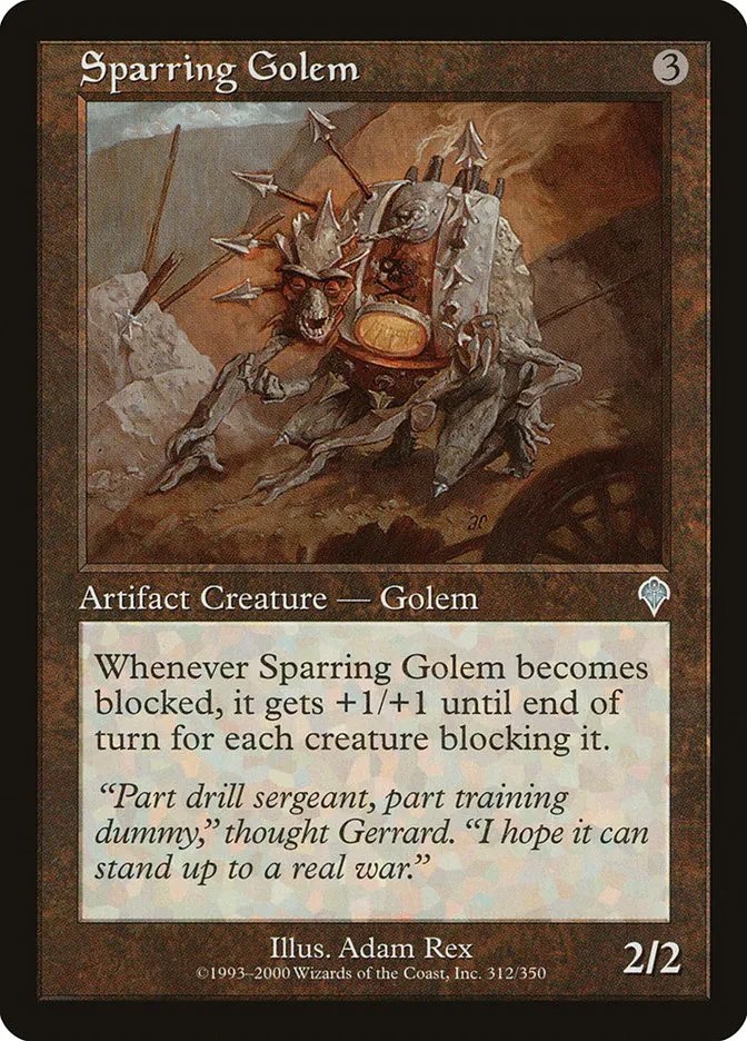 Sparring Golem Front Face
