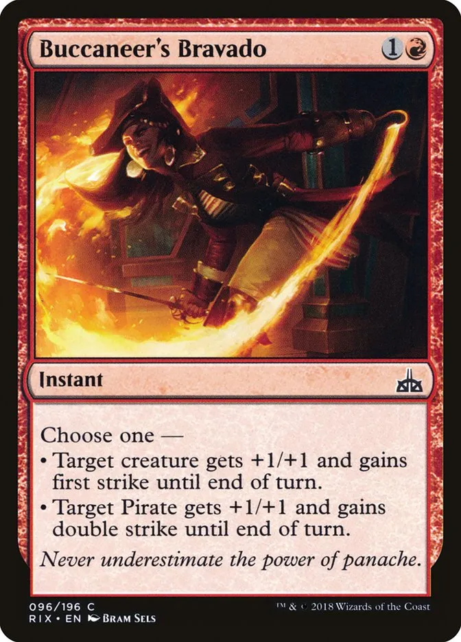 Buccaneer's Bravado Front Face