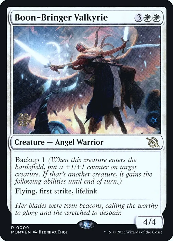 Boon-Bringer Valkyrie Front Face