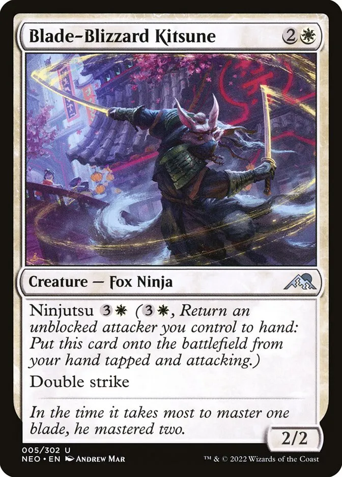 Blade-Blizzard Kitsune Front Face