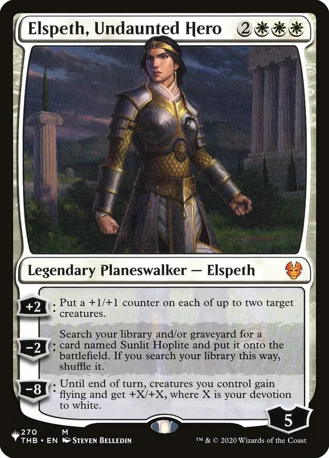 Elspeth, Undaunted Hero Front Face