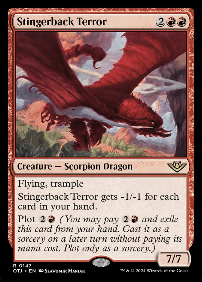Stingerback Terror Front Face