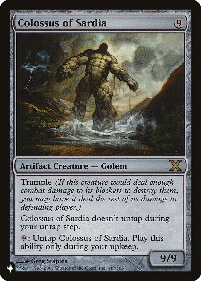 Colossus of Sardia Front Face