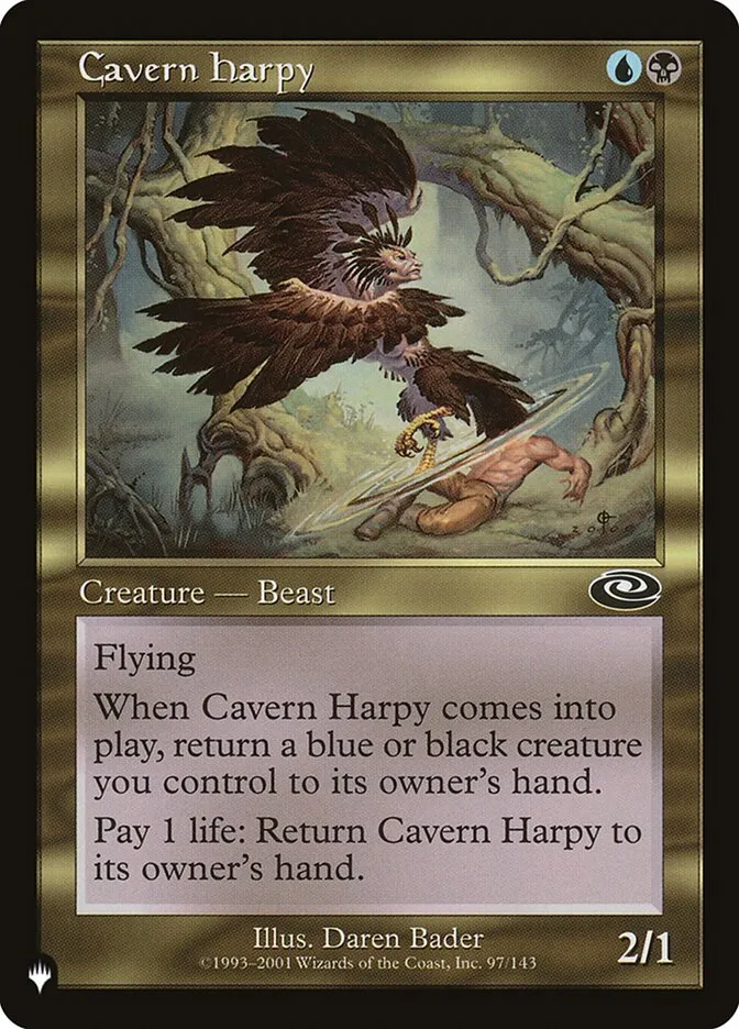 Cavern Harpy Front Face