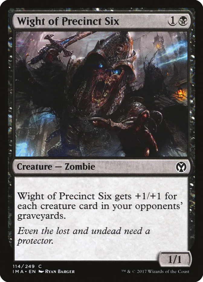 Wight of Precinct Six Front Face