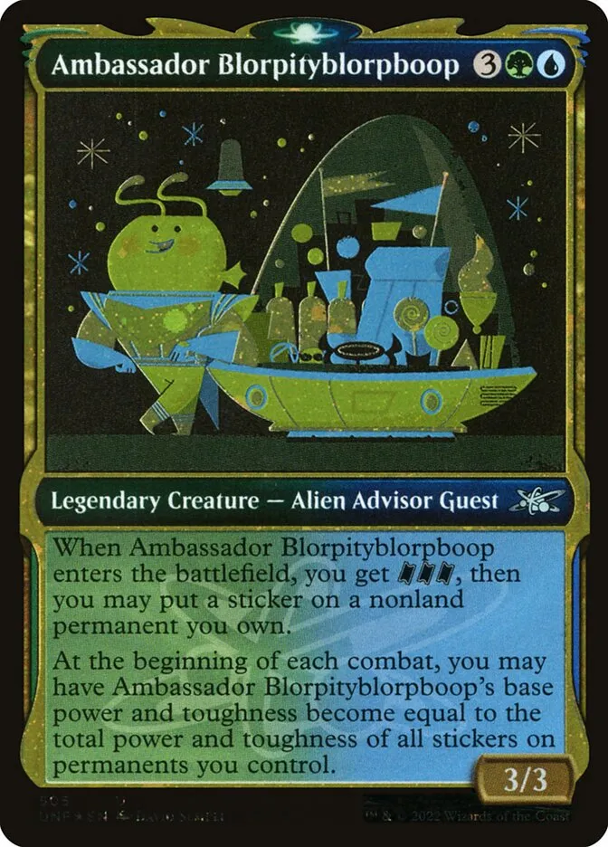 Ambassador Blorpityblorpboop Front Face