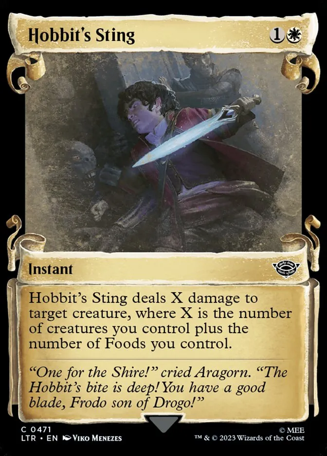 Hobbit's Sting Front Face