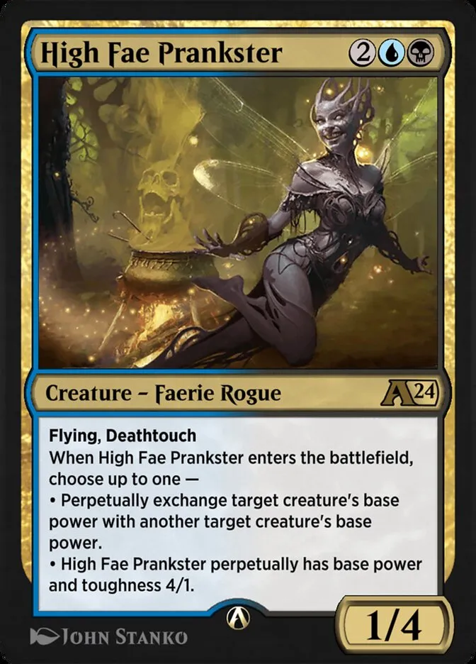 High Fae Prankster Front Face