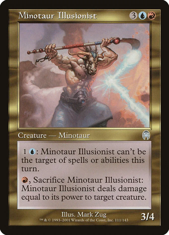 Minotaur Illusionist Front Face