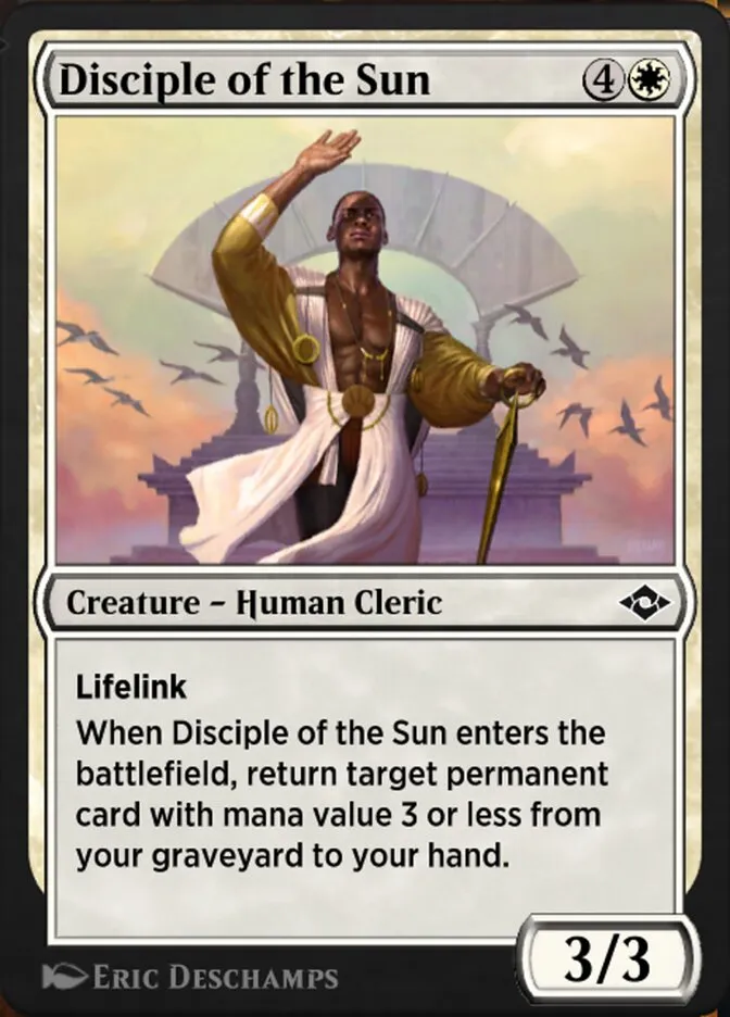 Disciple of the Sun Front Face