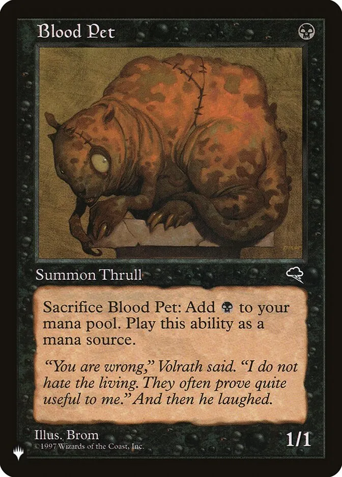 Blood Pet Front Face