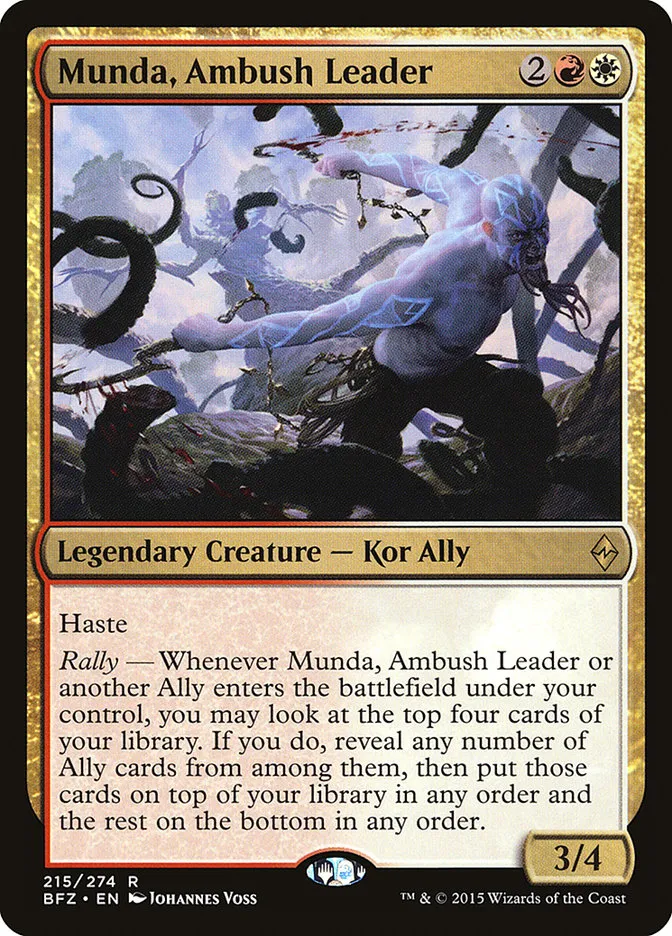 Munda, Ambush Leader Front Face