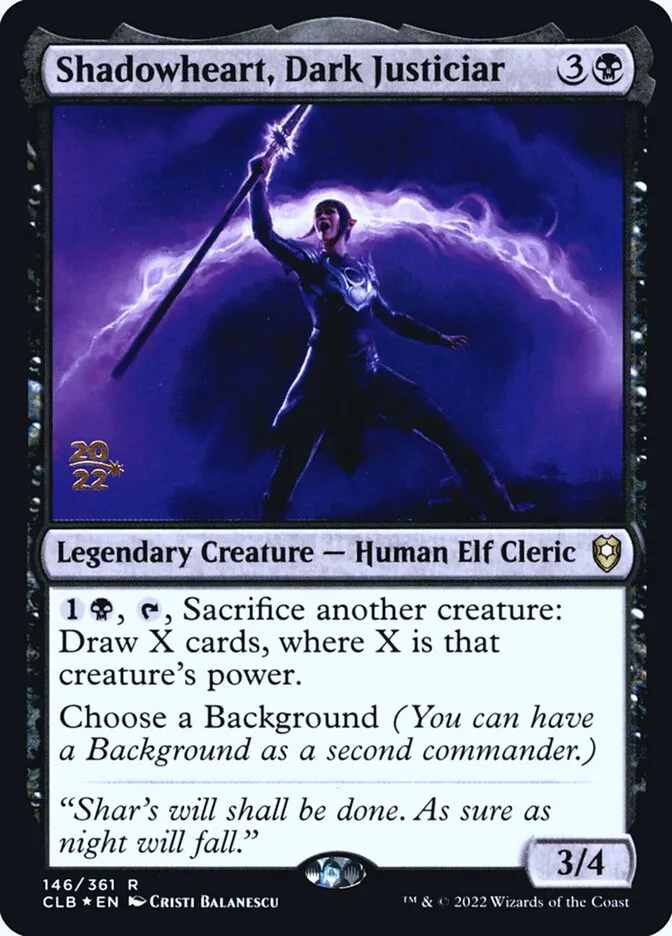 Shadowheart, Dark Justiciar Front Face