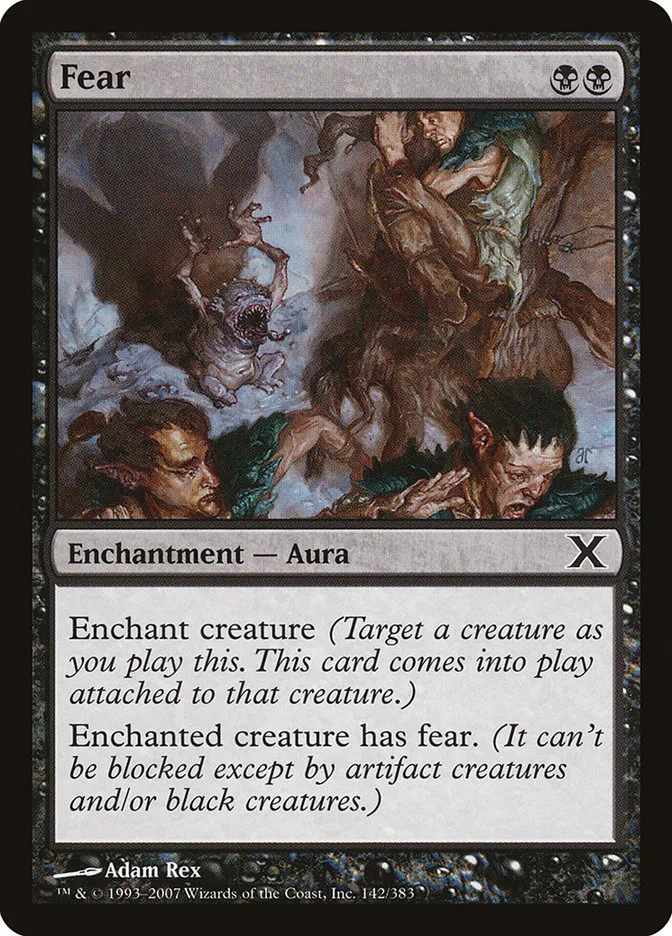 Fear Front Face