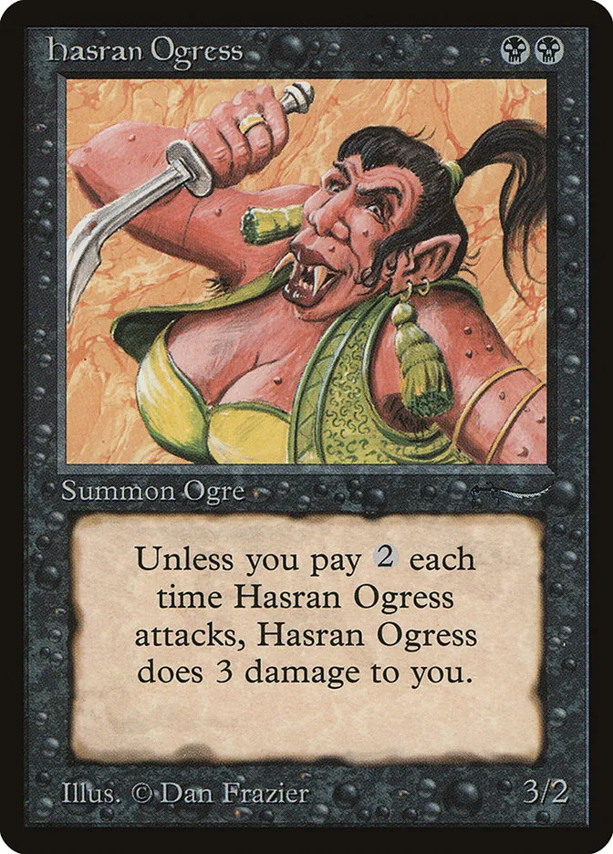 Hasran Ogress Front Face
