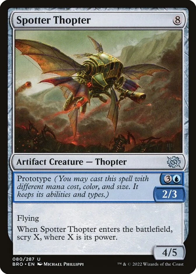 Spotter Thopter Front Face