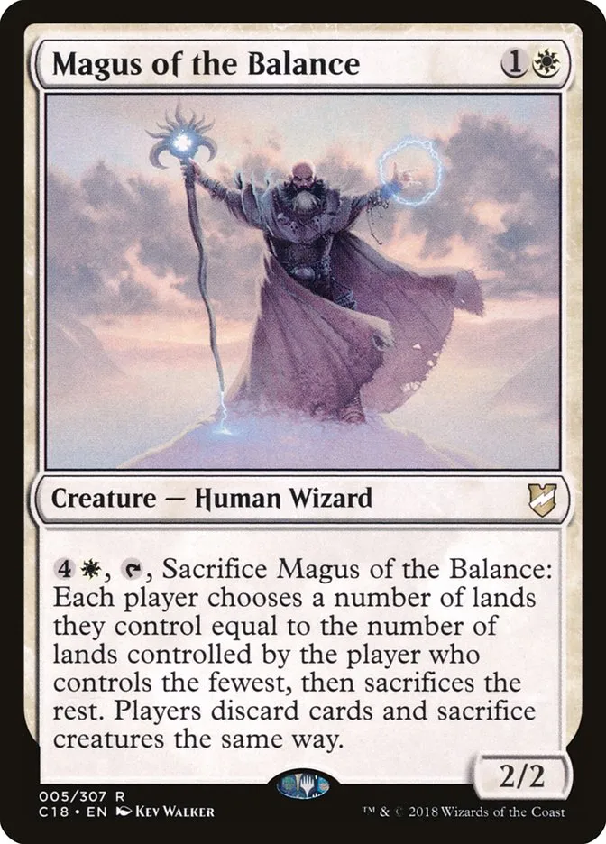 Magus of the Balance Front Face