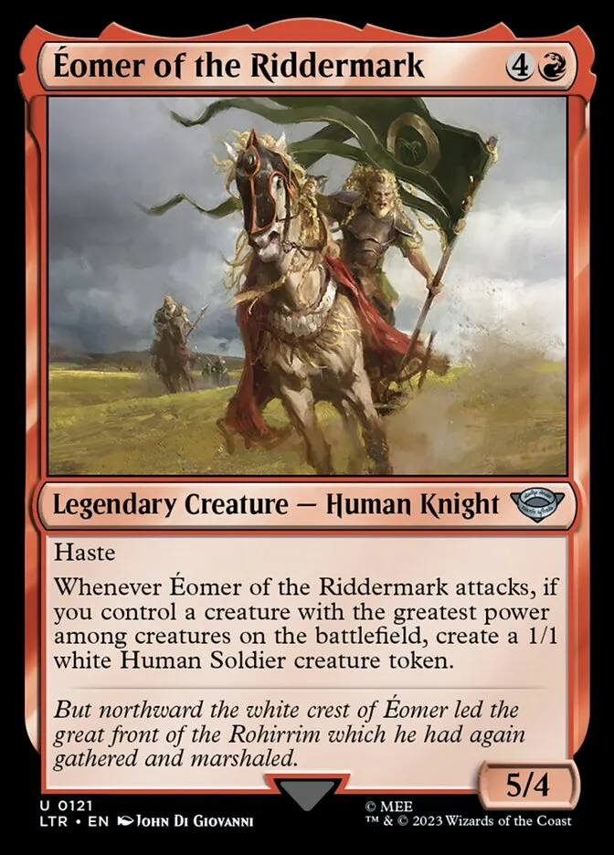 Éomer of the Riddermark Front Face