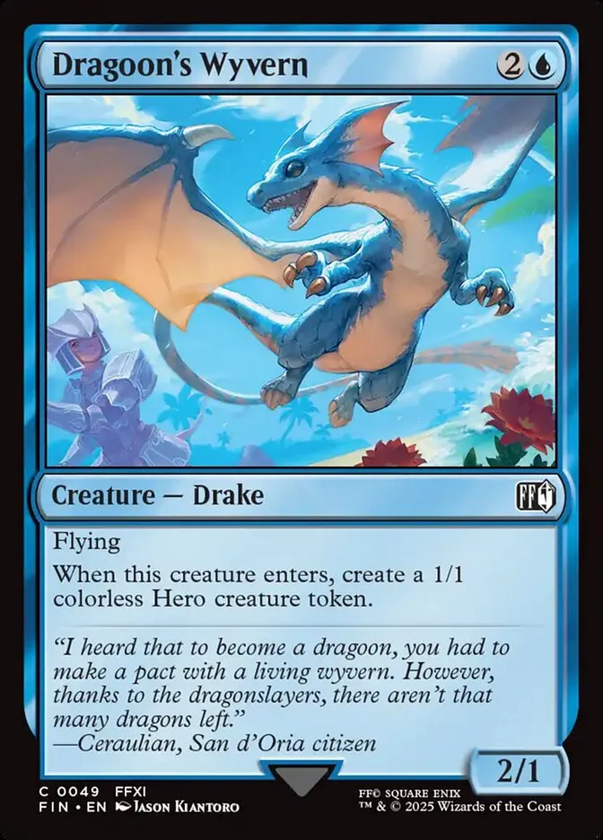 Dragoon's Wyvern Front Face