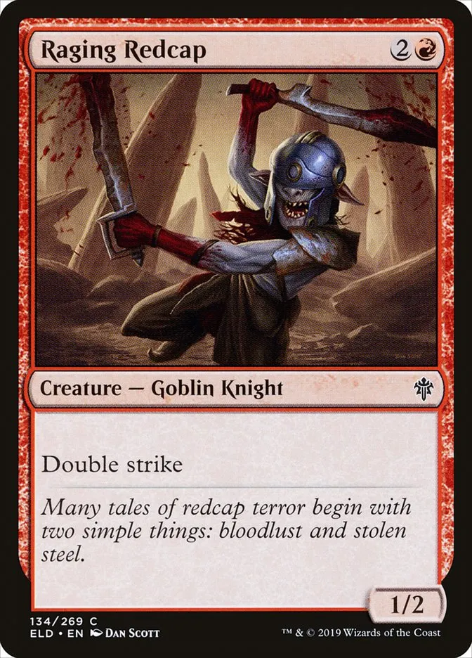 Raging Redcap Front Face