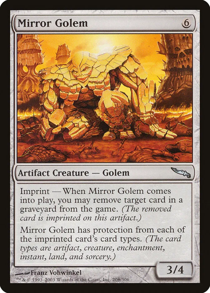Mirror Golem Front Face