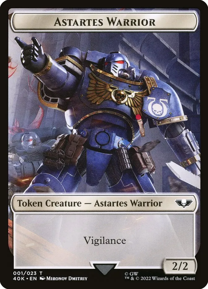 Astartes Warrior Front Face