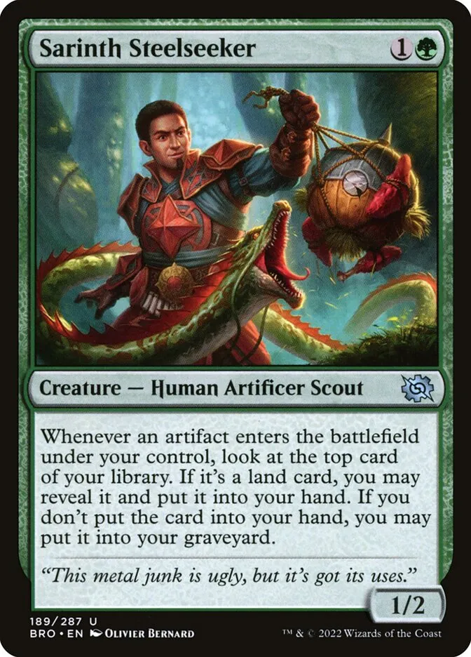 Sarinth Steelseeker Front Face